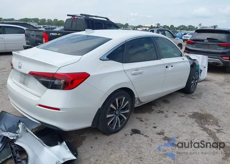 2022 Honda Civic Ex из США, поврежденный, VIN JHMFE1F76NX003035